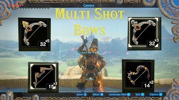 Where to find MULTI SHOT BOWS in BOTW