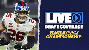 FantasyPros Championship Weekly Live Draft Coverage #4