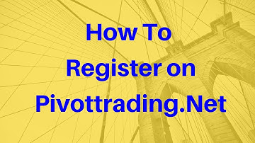 How to register on Pivottrading.Net - in Hindi | by pivottrading.net