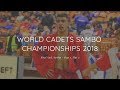 World Cadets SAMBO Championships 2018. Day 1. Mat 3