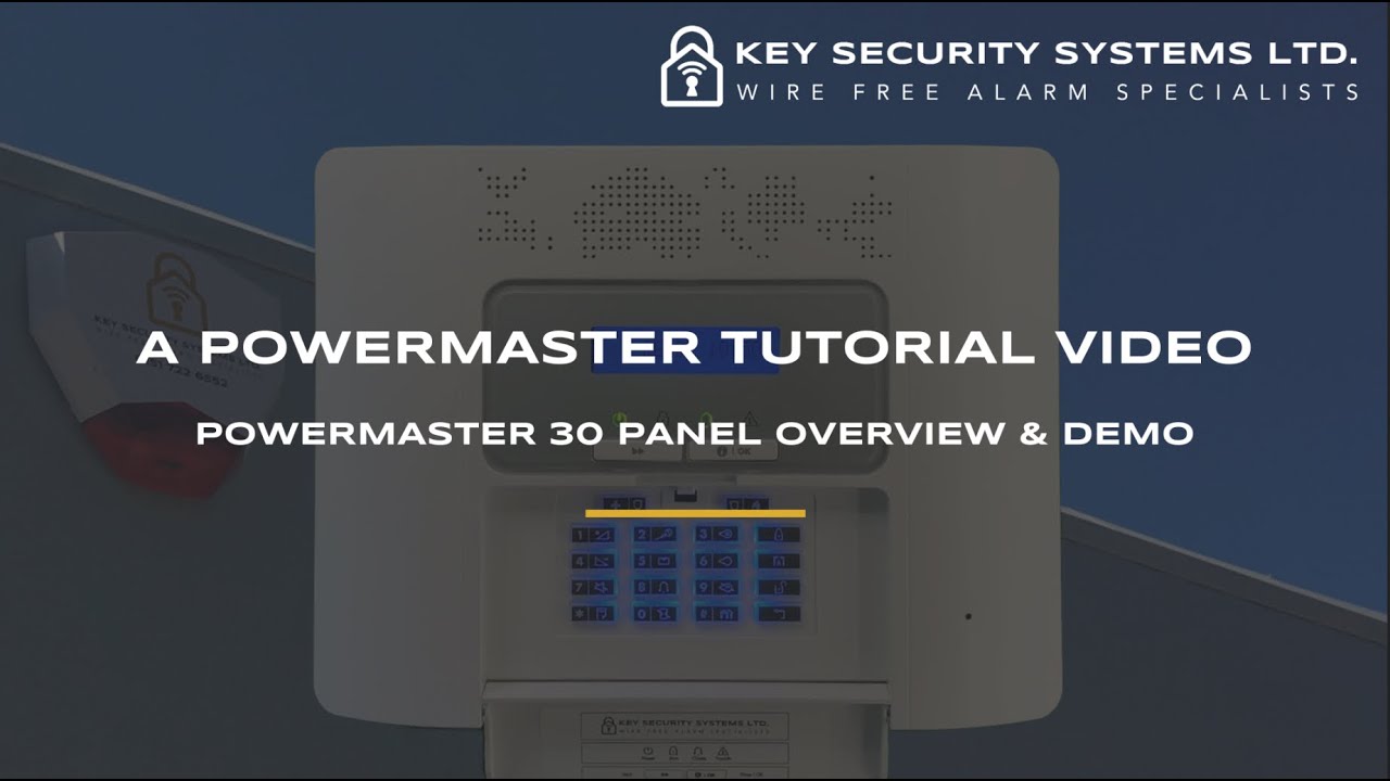 Visonic Powermaster 30 Panel Demo & Overview Key Security Systems
