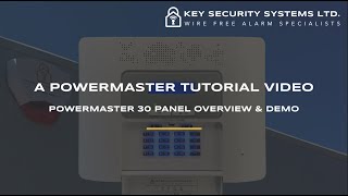 Visonic Powermaster 30 – Panel Demo & Overview – Key Security Systems Ltd.