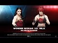 WWE 2K19 Wonder Woman vs. Mila - No Holds Barred/2 Out Of 3 Falls Match