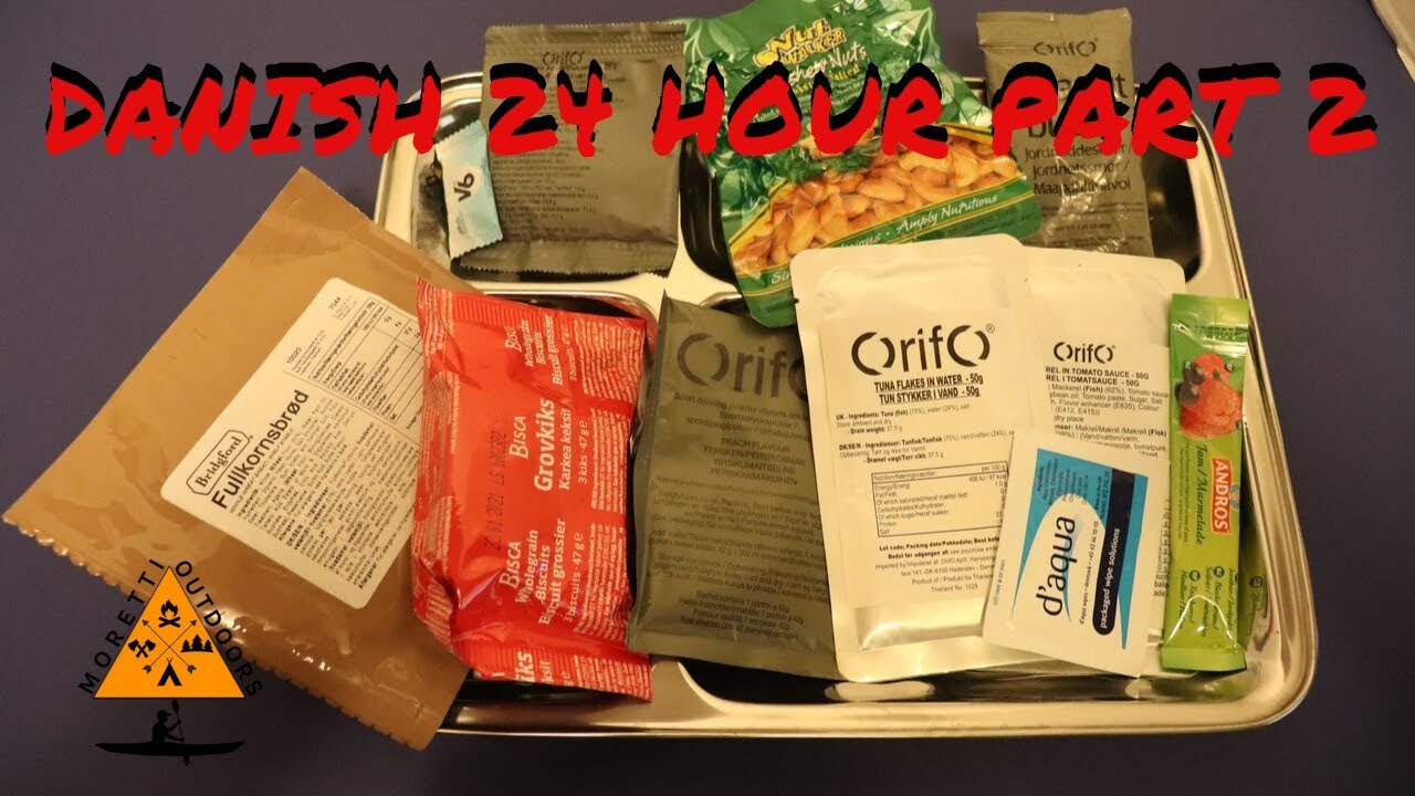 Rare 24 Hour Danish MRE Review Part 2 - YouTube