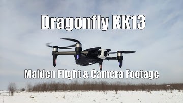 Dragonfly KK13 Parrot ANFI Clone Maiden Flight & Camera Footage - Part 2