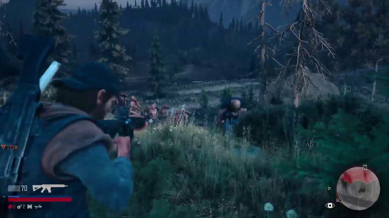Days gone. Horde hunting, lost lake. "how many bodies" mission YouTube