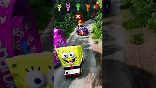 Gummybear Va Spiderman Vs Ironman Vs Barbie Vs Mcqueen Vs Bollard Vsyashl239 automobile beamngrao