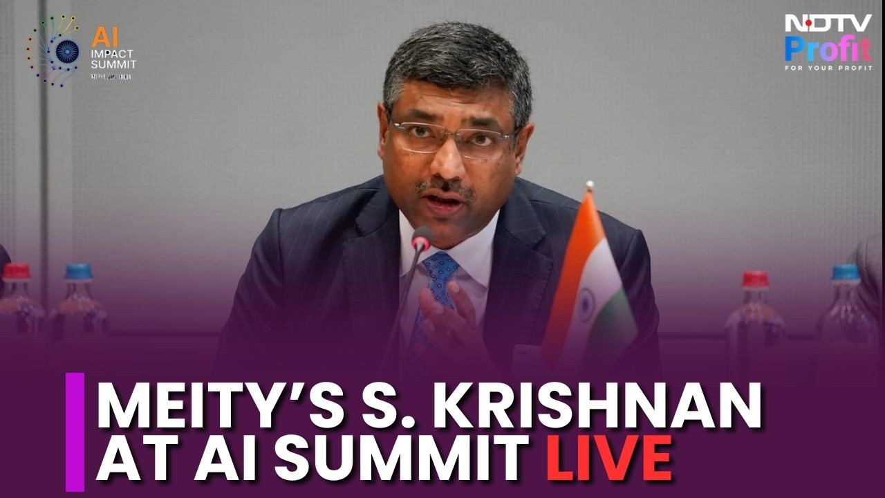 Live: S Krishnan At India AI Summit | AI Impact Summit 2026 | Bharat Mandapam Live