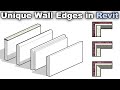 Unique Wall Edges in Revit Tutorial