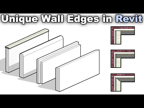 Original parede arestas no Revit Tutorial