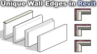 Unique Wall Edges in Revit Tutorial
