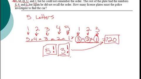 Counting Methods | Fundamental Counting Principle | Permutation | Combination