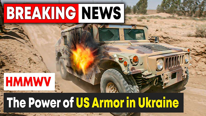 Ukrainian HMMWV Armored Car withstood the blow of a Russian tank - US Breaking News