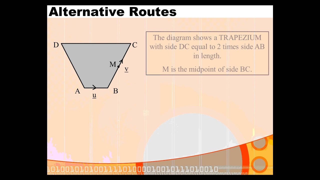 National 5 Maths - Vectors (Alternative Routes) - YouTube