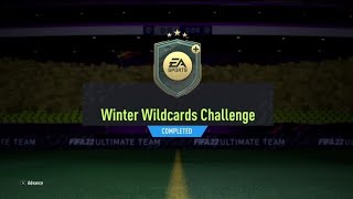 حل تحدي بطاقات بدلاء الشتاء فيفا22 أسهل حل+شرح بدلاء الشتاءSBC Winter Wildcards Challenge fifa22