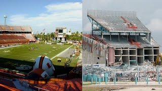 Why did they demolish the Miami Orange Bowl?