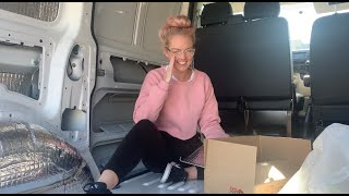 Peach and Dora - Episode 2 - VW T6 Conversion Sound Deadening Day! by Chelsie Padley 1,928 views 3 years ago 5 minutes, 41 seconds