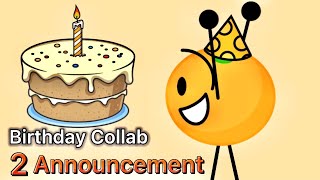 Birthday Collab 2 Announcement