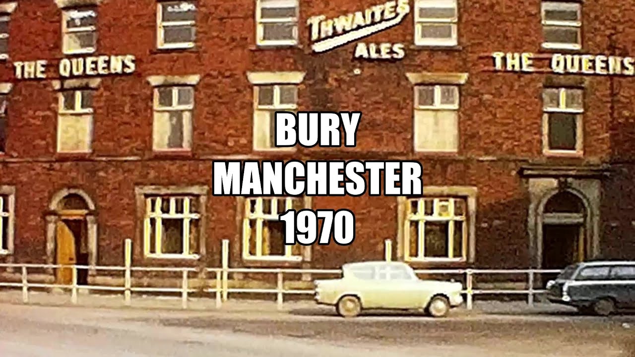1970s Bury Rare Footage of Bury, Manchester 1970 8mm Home Movie