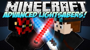 Minecraft | ADVANCED LIGHTSABERS! (Jedis & The Force!) | Mod Showcase [1.5.2]