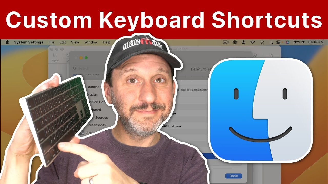 Create Your Own Custom Mac Keyboard Shortcuts Youtube