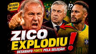 ZICO EXPLODIU! Desabafo FORTE sobre a Seleção Brasileira 😱🔥