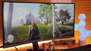 This AOC ultra wide monitor is superbly affordable for the specs (AOC CU34G2X review)