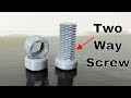 A Screw That Can Be Tightened In Either Direction