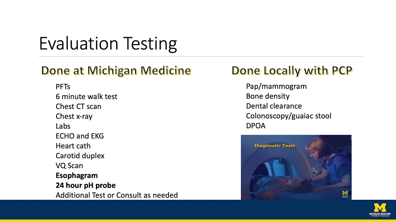 U-M Health Transplant Center:  Pre-Transplant Education for Lung Transplantation