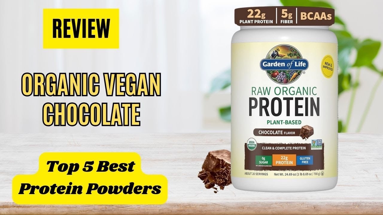 Review Organic Vegan Chocolate Protein Powder  - Top 5 Best Protein powder On Amazon 2024