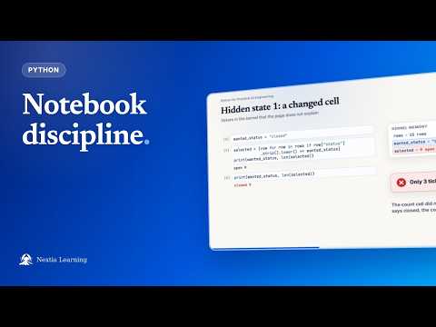 Notebook discipline | Python | Nextia Learning