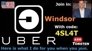 Uber Windsor promo code, Uber Windsor referral bonus, retroactive bonus and tips