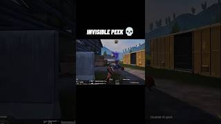INVISIBLE PEEK 💀! #shorts #youtubeshorts #pubgmobile #bgmi #gamingshorts #amirkhanvoice