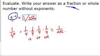 IXL   Evaluate negative exponents