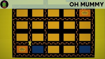 Retro Gaming on the Amstrad CPC6128: Oh Mummy by Amsoft from 1984