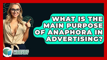 What Is The Main Purpose Of Anaphora In Advertising? - The Language Library
