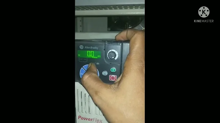 powerflex 525 drive(allen -bradley) low speed high    speed setting