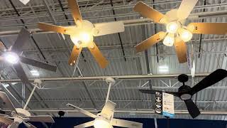 Ceiling fans at Lowe’s — ￼ June 2026