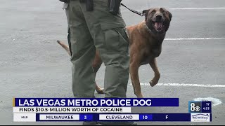 Metro narcotics dog assists officers in $10.5M cocaine bust