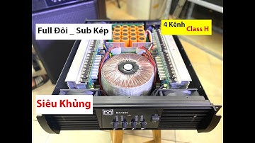 Cục Đẩy 4 Kênh "Siêu Khủng" Martin MA1300: 10 triệu_Chuyên chơi Full Đôi, Sub Kép