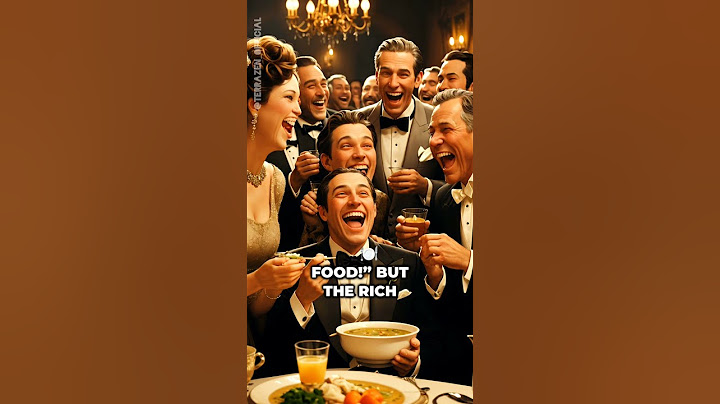 The Rich Man’s Dinner