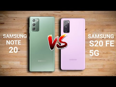 Samsung Galaxy Note 20 vs Samsung Galaxy S20 FE 5G