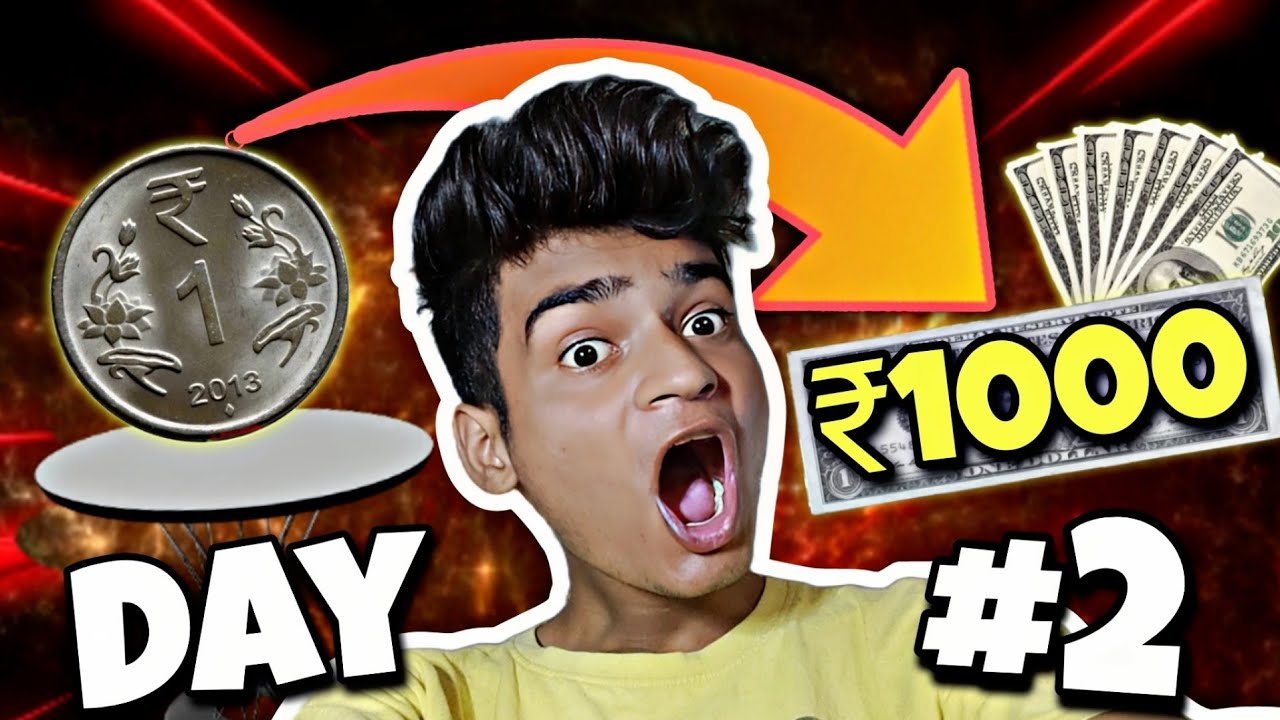 Turning 1 Rupee Into 1000 Rupee 💸 Day #2