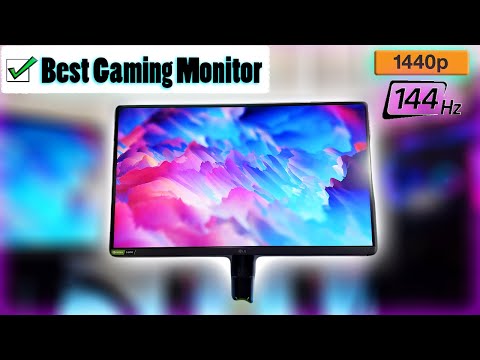 THE BEST GAMING MONITOR 1440p 144Hz with GAMEPLAY - LG 27GL83A-B REVIEW