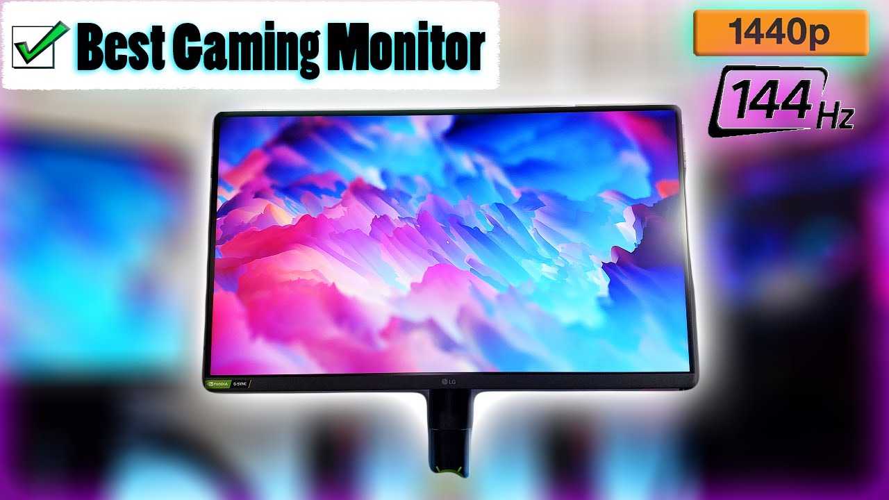 THE BEST GAMING MONITOR 1440p 144Hz with GAMEPLAY - LG 27GL83A-B REVIEW