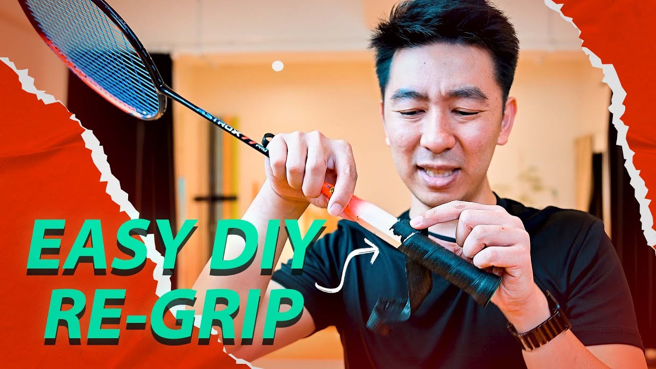 How To Change Badminton Racket Grips SIMPLE YouTube How To Change Badminton Racket Grips SIMPLE YouTube