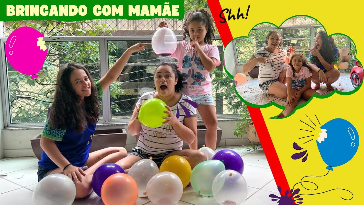 Brincando com a MAMÃE - brincadeira para o Dia das Mães - YouTube