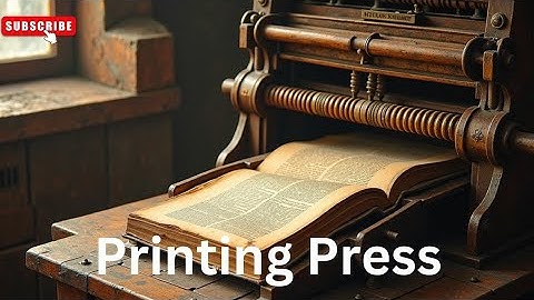 📚 **The History of the Printing Press: Revolutionizing Knowledge and Communication** 🖨️