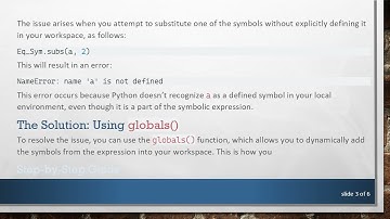 How to Properly Substitute Symbols in SymPy Expressions with sympify