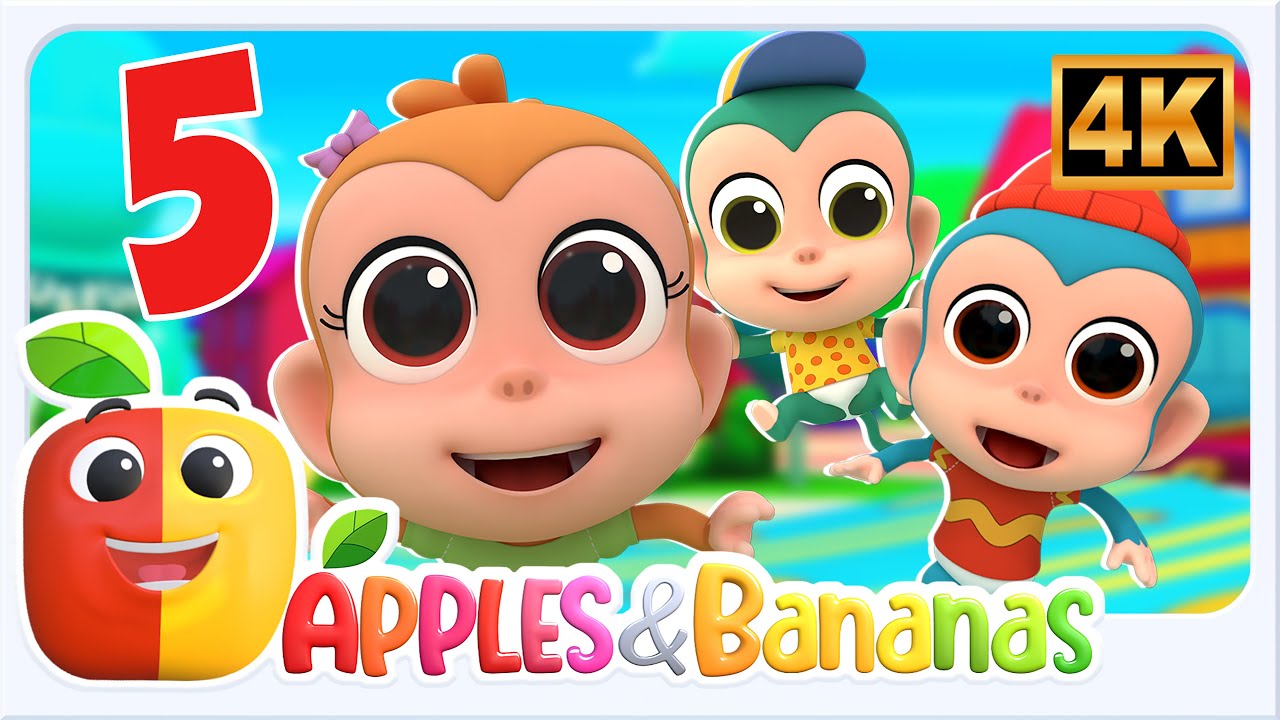 Five Little Monkeys Fun Nursery Rhymes and more Videos for kids - YouTube